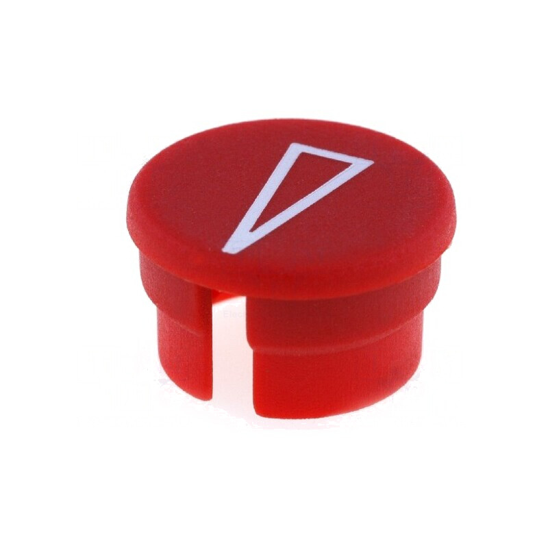 Capac Poliamidă Roșie 15mm | Electronic-mag.ro | Componente Electronice