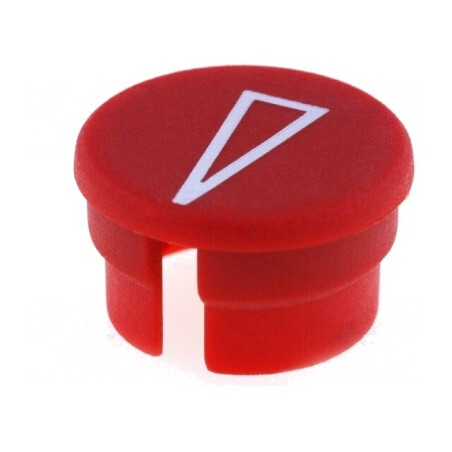 Capac Poliamidă Roșie 15mm | Electronic-mag.ro | Componente Electronice