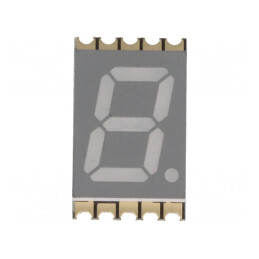 Afişaj LED 7 Segmente 10mm Roşu 0,39" | Electronic-mag.ro | Componente Electronice