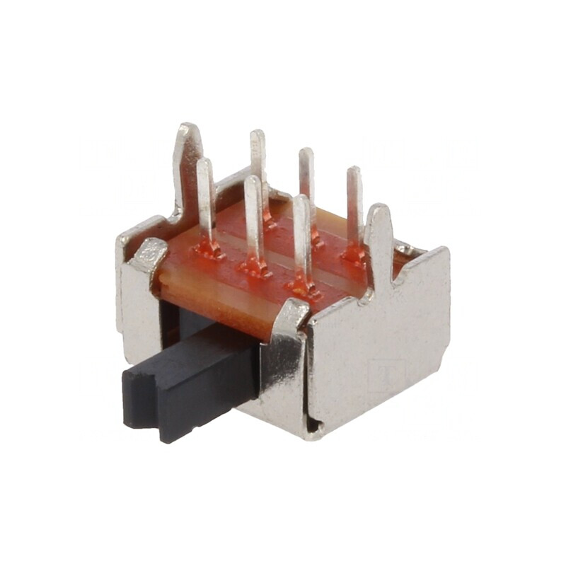Comutator Glisant 2 Pozitii 0.1A 12V PCB THT | Electronic-mag.ro | Componente Electronice