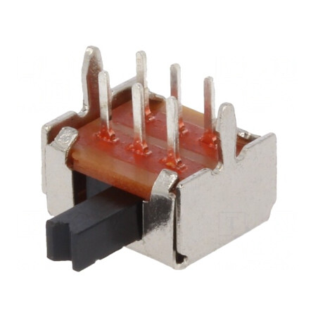 Comutator Glisant 2 Pozitii 0.1A 12V PCB THT | Electronic-mag.ro | Componente Electronice
