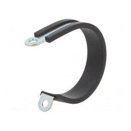 Clipsuri Oțel cu Protecție EPDM 41mm x 12mm | Electronic-mag.ro | Componente Electronice