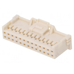 '2.0 W/B Dual Grid Receptacle Housing 26 Circuit Beige' | Electronic-mag.ro | Componente Electronice