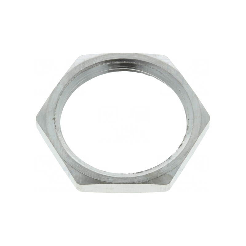 Piuliță PG11 alamă nichelată 21mm | Electronic-mag.ro | Componente Electronice