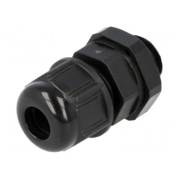 Garnitură de etanșare M12 IP68 poliamidă neagră | Electronic-mag.ro | Componente Electronice