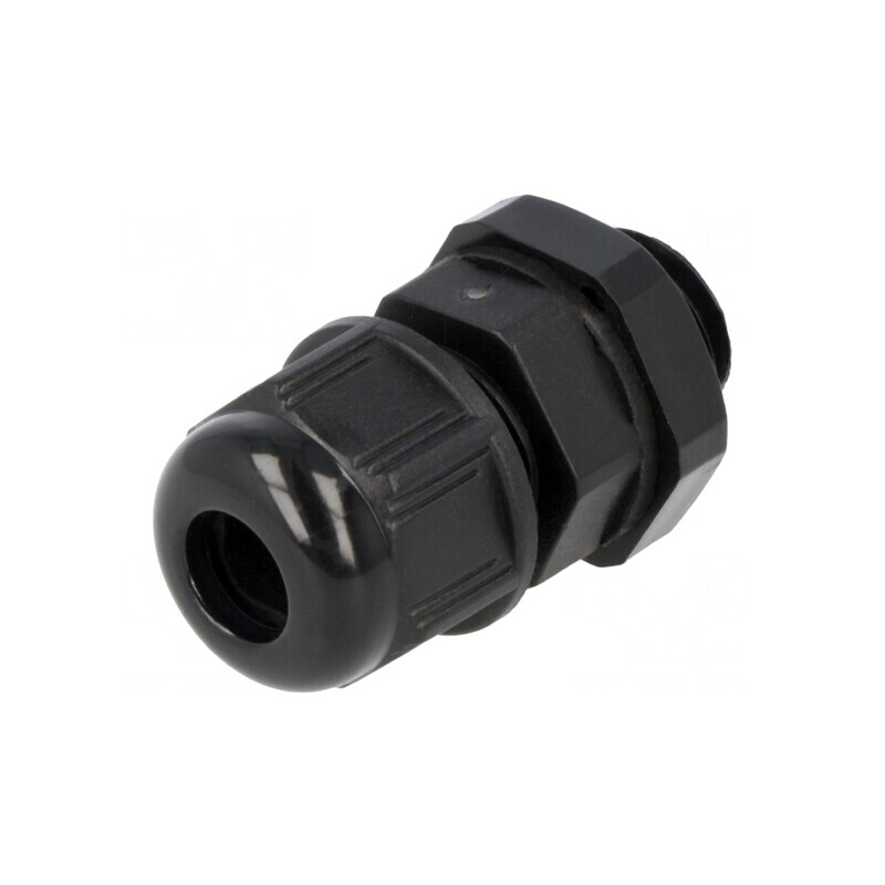 Garnitură de etanșare M12 IP68 poliamidă neagră | Electronic-mag.ro | Componente Electronice