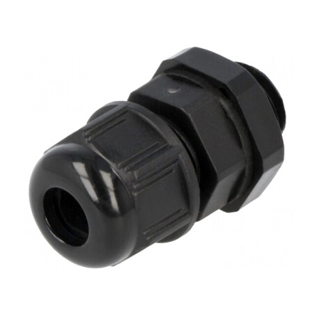 Garnitură de etanșare M12 IP68 poliamidă neagră | Electronic-mag.ro | Componente Electronice