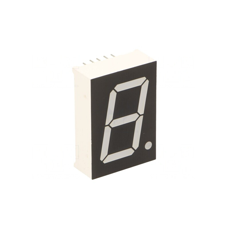 Afișaj LED 7 Segmente 25,4mm Portocaliu | Electronic-mag.ro | Componente Electronice
