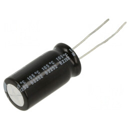Condensator Electrolitic Low ESR 2200uF 16V THT | Electronic-mag.ro | Componente Electronice
