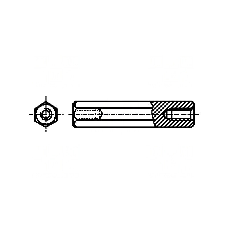 Piuliță Distanțieră Filetată M8 Hexagonală 30mm | Electronic-mag.ro | Componente Electronice Piuliță Distanțieră Filetată M8 Hexagonală 30mm | Electronic-mag.ro | Componente Electronice