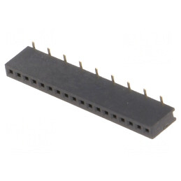 Soclu Şiruri Pini Mamă 18P 1,27mm SMT 1A | Electronic-mag.ro | Componente Electronice