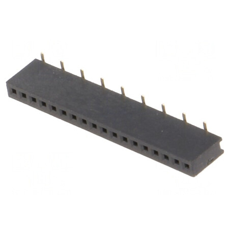 Soclu Şiruri Pini Mamă 18P 1,27mm SMT 1A | Electronic-mag.ro | Componente Electronice