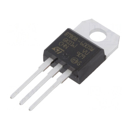 Triac 600V 8A logic level TO220AB | Electronic-mag.ro | Componente Electronice