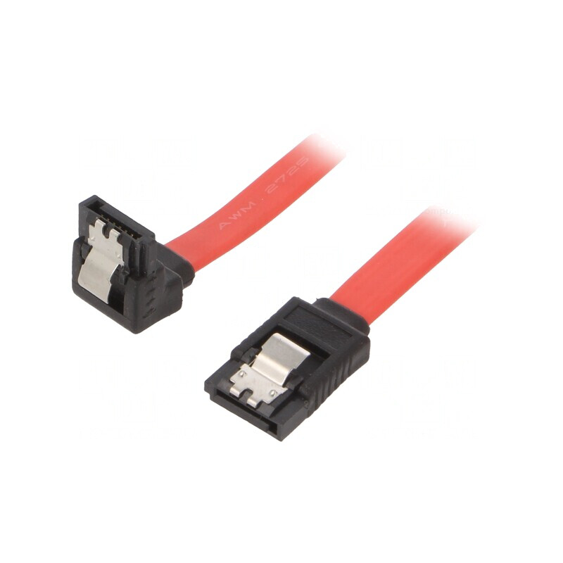 Cablu SATA III 0,3m Roșu în Unghi | Electronic-mag.ro | Componente Electronice Cablu SATA III 0,3m Roșu în Unghi | Electronic-mag.ro | Componente Electronice