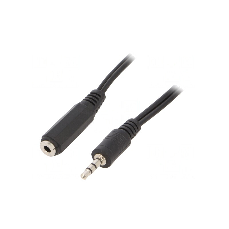 Cablu Audio Jack 3.5mm 3pin 1.5m Negru | Electronic-mag.ro | Componente Electronice