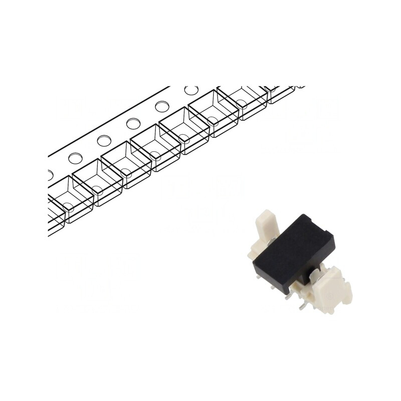 Soclu cablu-placă tată 8 pini SMT PicoFlex 1,27mm 250V