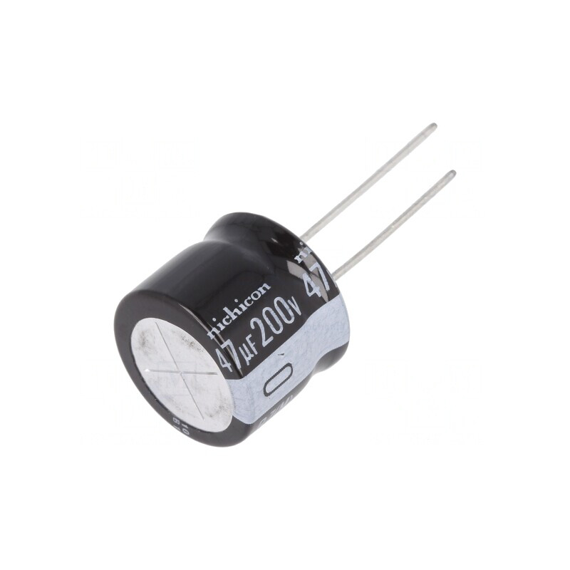 Condensator electrolitic THT 47uF 200V 18x15mm | Electronic-mag.ro | Componente Electronice