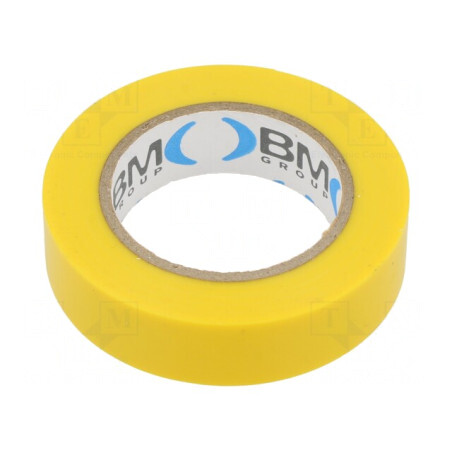 Bandă Electroizolantă Galbenă 15mm x 10m 0-90°C | Electronic-mag.ro | Componente Electronice
