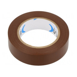 Bandă Electroizolantă Maro 15mm x 10m PVC | Electronic-mag.ro | Componente Electronice