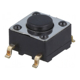 Microîntrerupător TACT SPST 0.1A 28V 6.2x6.2x4.4mm | Electronic-mag.ro | Componente Electronice