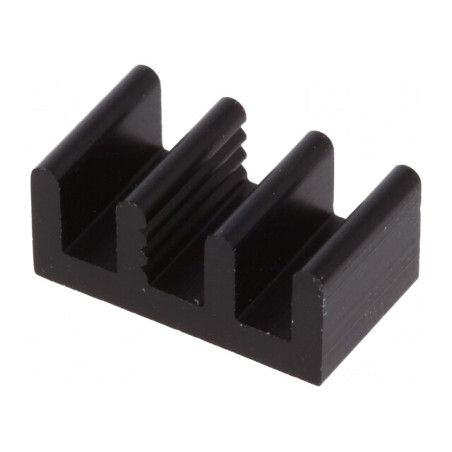 Radiator Aluminiu Negru 8x14x6mm 72K/W | Electronic-mag.ro | Componente Electronice