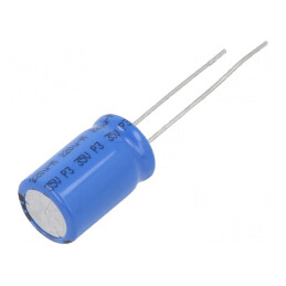 Condensator Electrolitic THT 220uF 35V 10x16mm 5mm Raster | Electronic-mag.ro | Componente Electronice