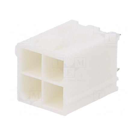 Soclu cablu-placă Mini-Fit Jr 4.2mm 4 pini drept 9A | Electronic-mag.ro | Componente Electronice