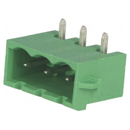 Regletă de conexiuni deconectabilă 3 piste 5,08mm soclu tată | Electronic-mag.ro | Componente Electronice
