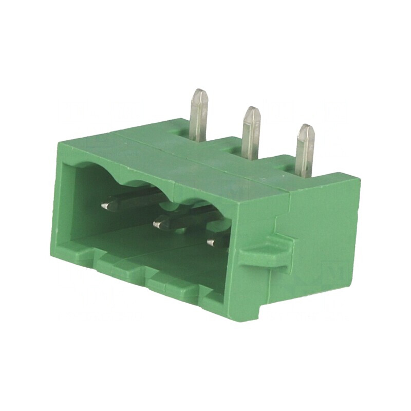 Regletă de conexiuni deconectabilă 3 piste 5,08mm soclu tată | Electronic-mag.ro | Componente Electronice