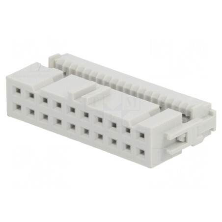 Mufă IDC Mamă 20 PIN 1,27mm Aurit fără Presare | Electronic-mag.ro | Componente Electronice