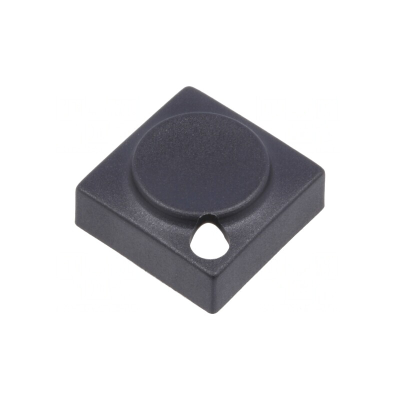 Tastă Neagră Dreptunghiulară Poliamidă 15,5x15,5mm | Electronic-mag.ro | Componente Electronice
