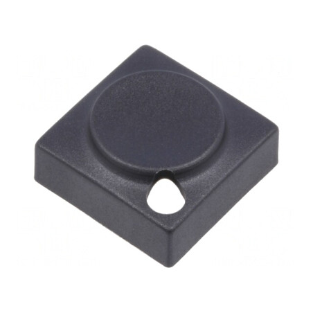 Tastă Neagră Dreptunghiulară Poliamidă 15,5x15,5mm | Electronic-mag.ro | Componente Electronice