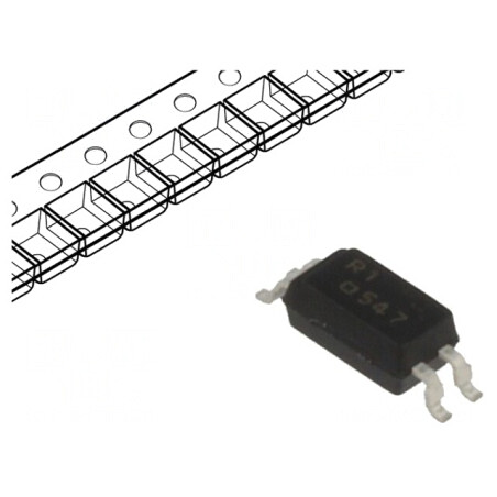Optocuplor SMD 2,5kV 80V | Electronic-mag.ro | Componente Electronice