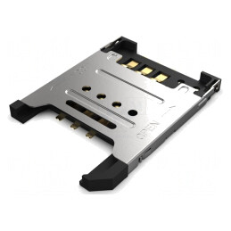 Conector Mini SIM cu Mâner Articulat SMT Rola | Electronic-mag.ro | Componente Electronice
