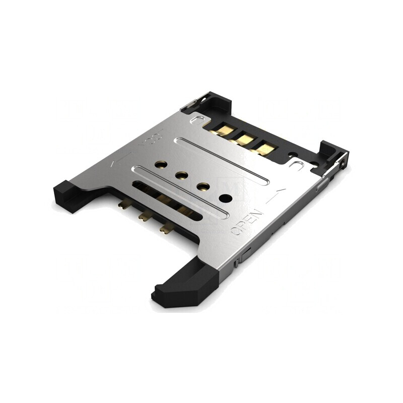 Conector Mini SIM cu Mâner Articulat SMT Rola | Electronic-mag.ro | Componente Electronice