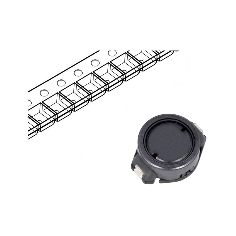 Inductor SMD 47uH 1A 12,7x10x5,2mm | Electronic-mag.ro | Componente Electronice