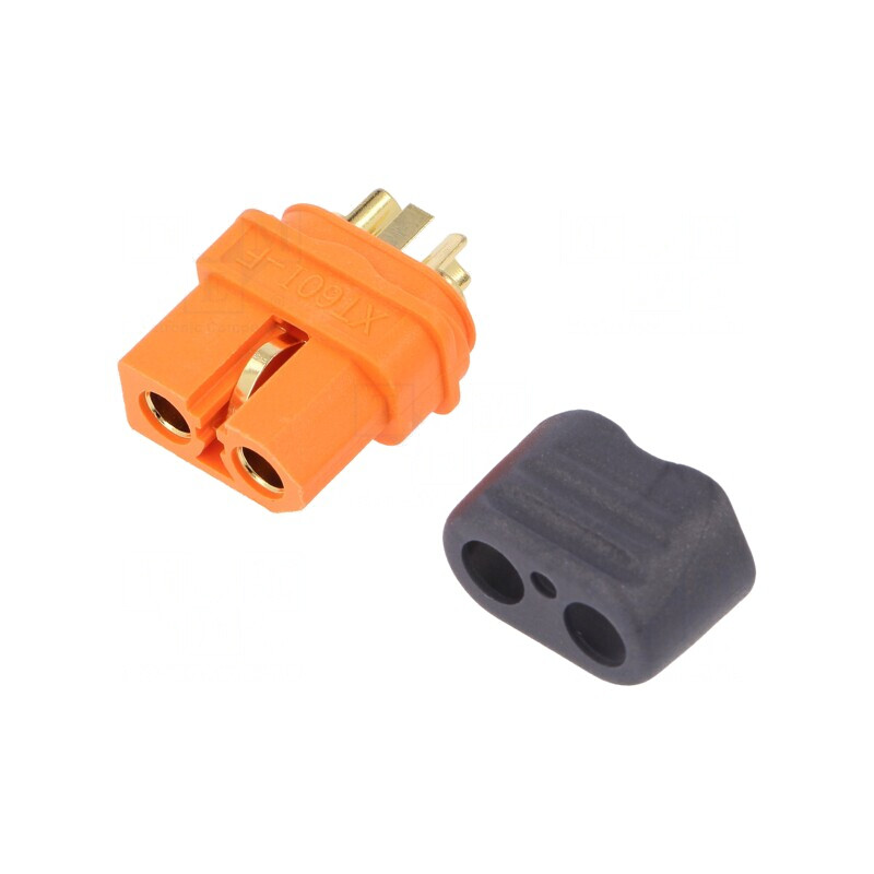 Mufă alimentare DC XT60 mamă 30A 500V | Electronic-mag.ro | Componente Electronice