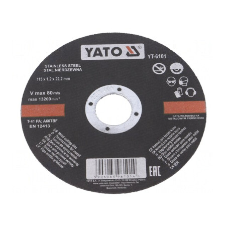Disc de Tăiere 115mm x 22mm x 1.2mm | Electronic-mag.ro | Componente Electronice