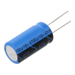 Condensator electrolitic THT 4700uF 16V 7.5mm