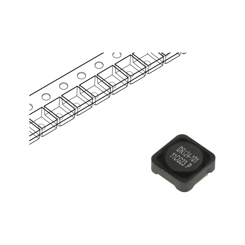 Inductor SMD 100uH 1.5A 20% | Electronic-mag.ro | Componente Electronice