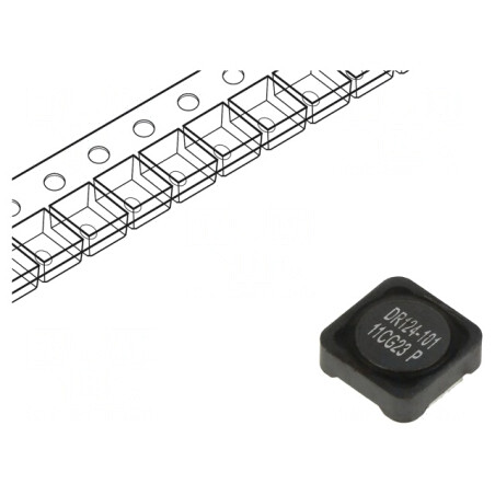 Inductor SMD 100uH 1.5A 20% | Electronic-mag.ro | Componente Electronice