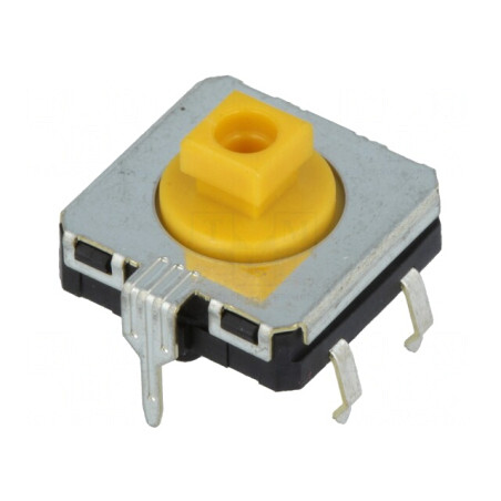 Microîntrerupător TACT SPST-NO 0.05A 24V THT | Electronic-mag.ro | Componente Electronice