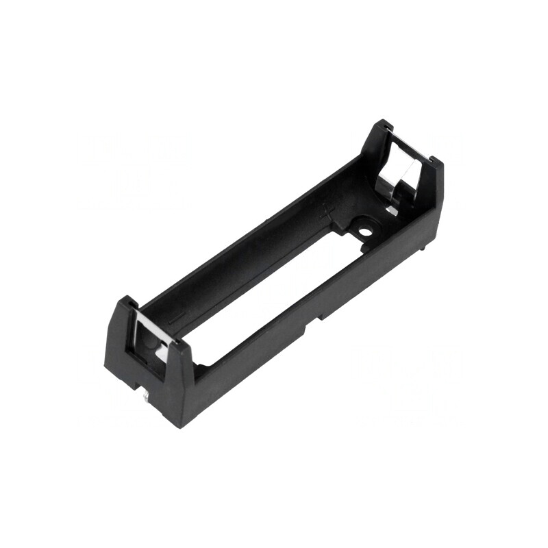 Suport Baterie 18650 pentru PCB Negru | Electronic-mag.ro | Componente Electronice