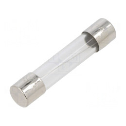Siguranță ardere rapidă 7.5A 250V 6.3x32mm alamă | Electronic-mag.ro | Componente Electronice
