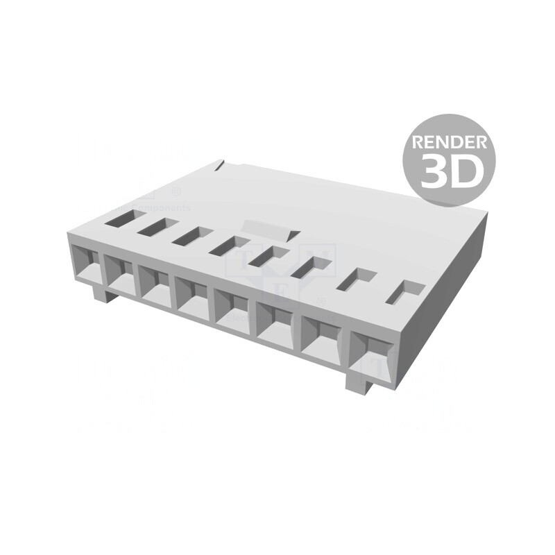 Mufă cablu-placă mamă 2,54mm 8 pini | Electronic-mag.ro | Componente Electronice