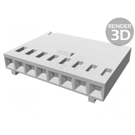 Mufă cablu-placă mamă 2,54mm 8 pini | Electronic-mag.ro | Componente Electronice