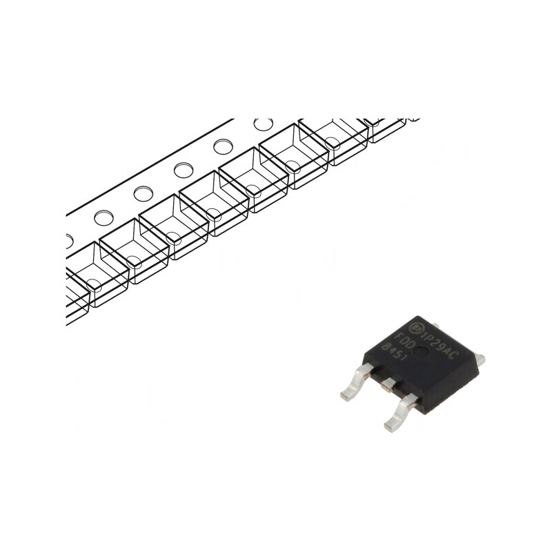 N-MOSFET 40V 28A 30W Tranzistor DPAK | Electronic-mag.ro | Componente Electronice