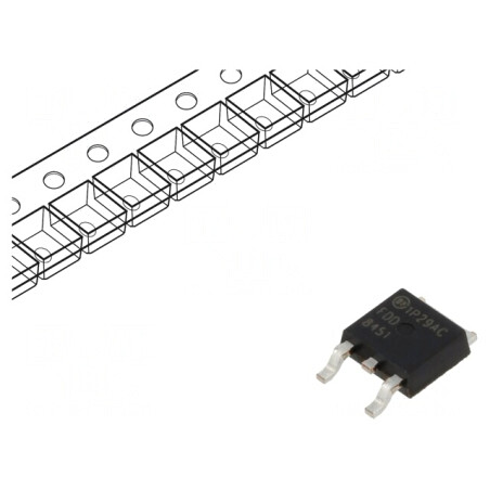 N-MOSFET 40V 28A 30W Tranzistor DPAK | Electronic-mag.ro | Componente Electronice
