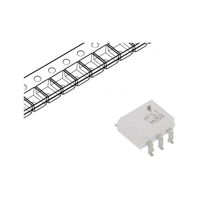 Optocuplor SMD 4,17kV Gull Wing 6 H11LXM | Electronic-mag.ro | Componente Electronice