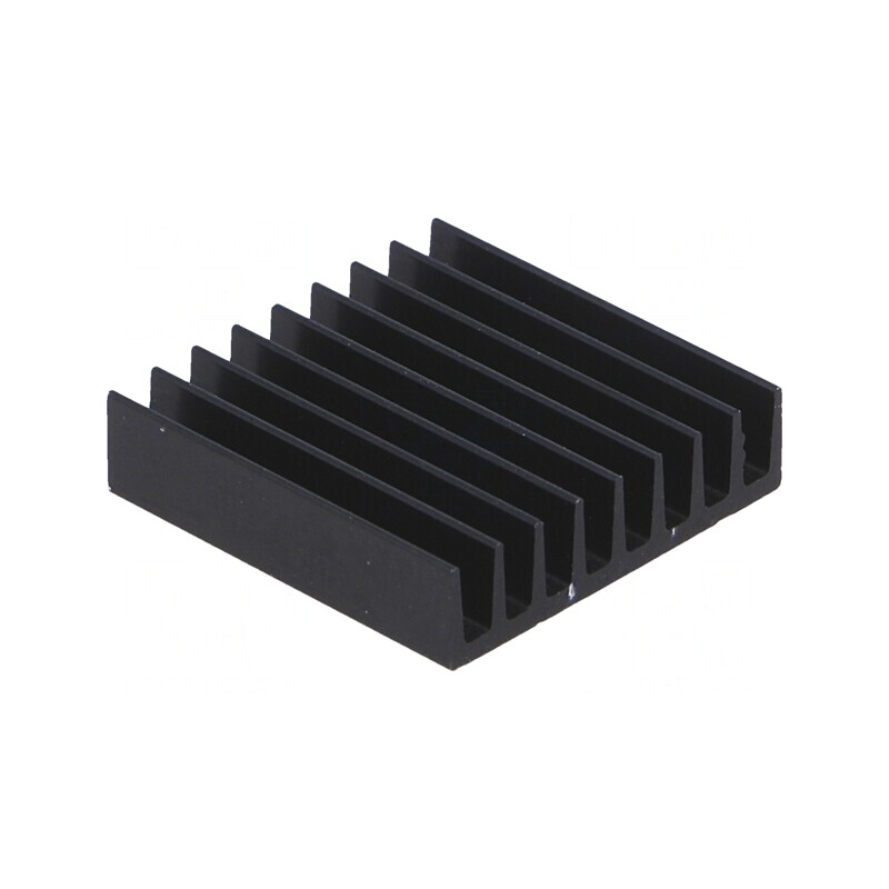 Radiator Extrudat Negru 19x19x4,8mm 22K/W | Electronic-mag.ro | Componente Electronice